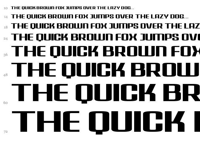 Delphinium Pro font waterfall